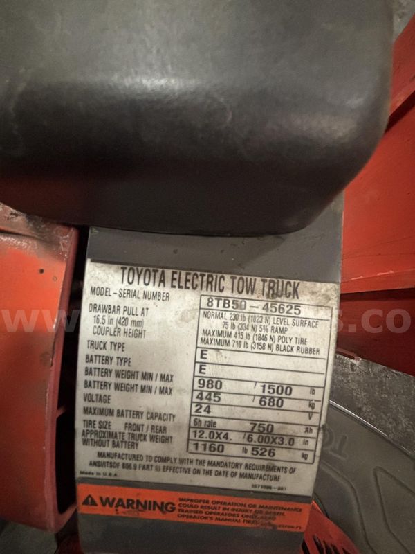 Lot of 2 Taylor Dunn Tow Motors - Scrap