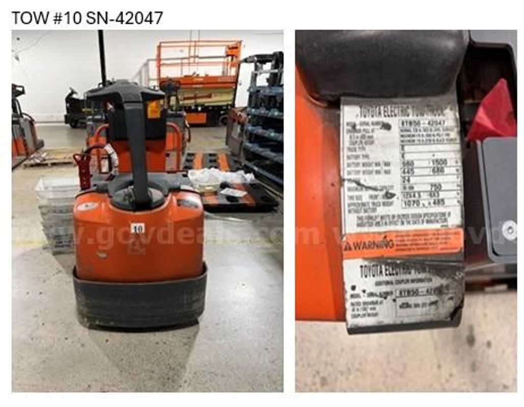 Toyota Electric TOW TRUCK 8TB50-42047 TM10