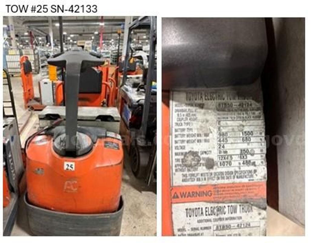 Toyota Electric TOW TRUCK 8TB50-42133 TM-25
