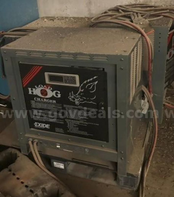 Exide Load Hog industrial heavy-duty forklift battery charger Qty 2