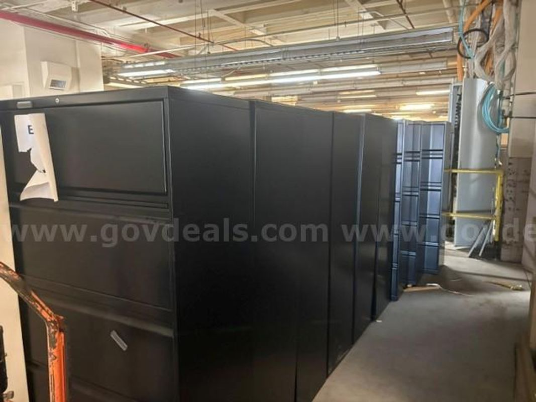 Lateral Cabinets 5 Drawer Black qty 5