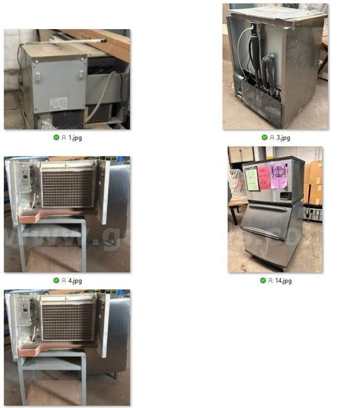 Ice maker and refrigeration units sold as scrap metal