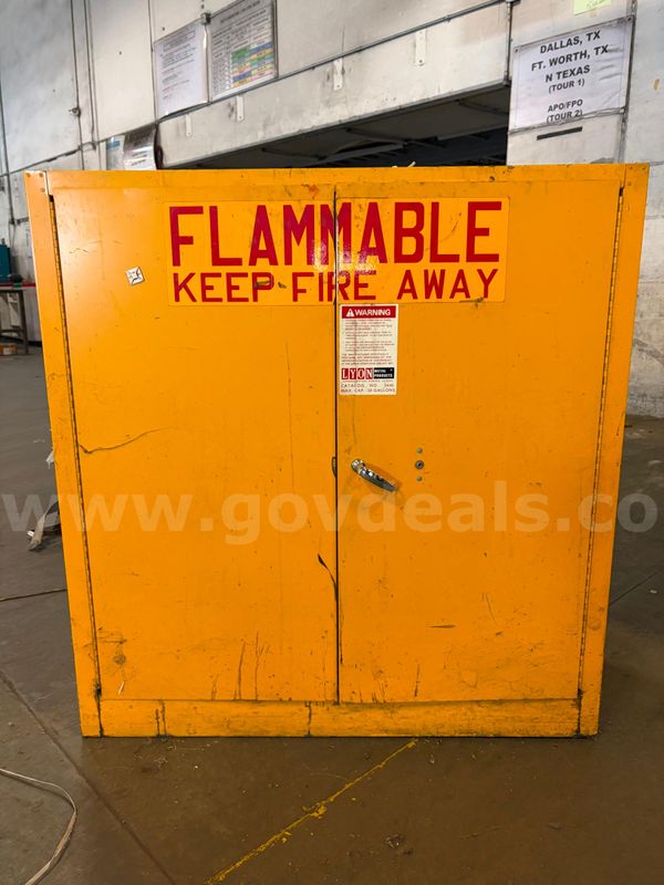 Justrite Flammable Liquid Storage Cabinets qty 3