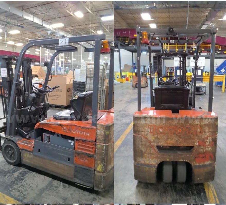 Toyota 7FBEU20 Forklift without battery - Operational - # TX2