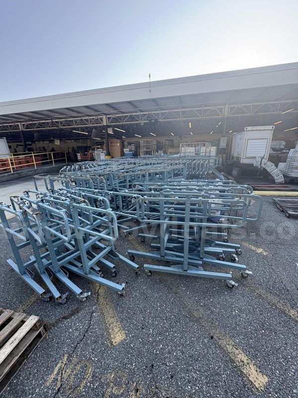 Cart Assy, Swing Dual Sack Spinner Racks with Casters Approximately 100 sets
