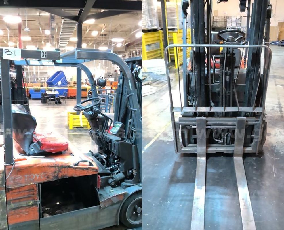 Toyota 7FBEU15 Forklift without battery - Operational - # TX2
