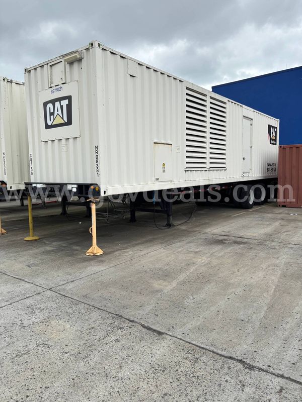2007 1mw Cat Pm3508 Genset, 41ft Trailer, 3508 Cat Engine