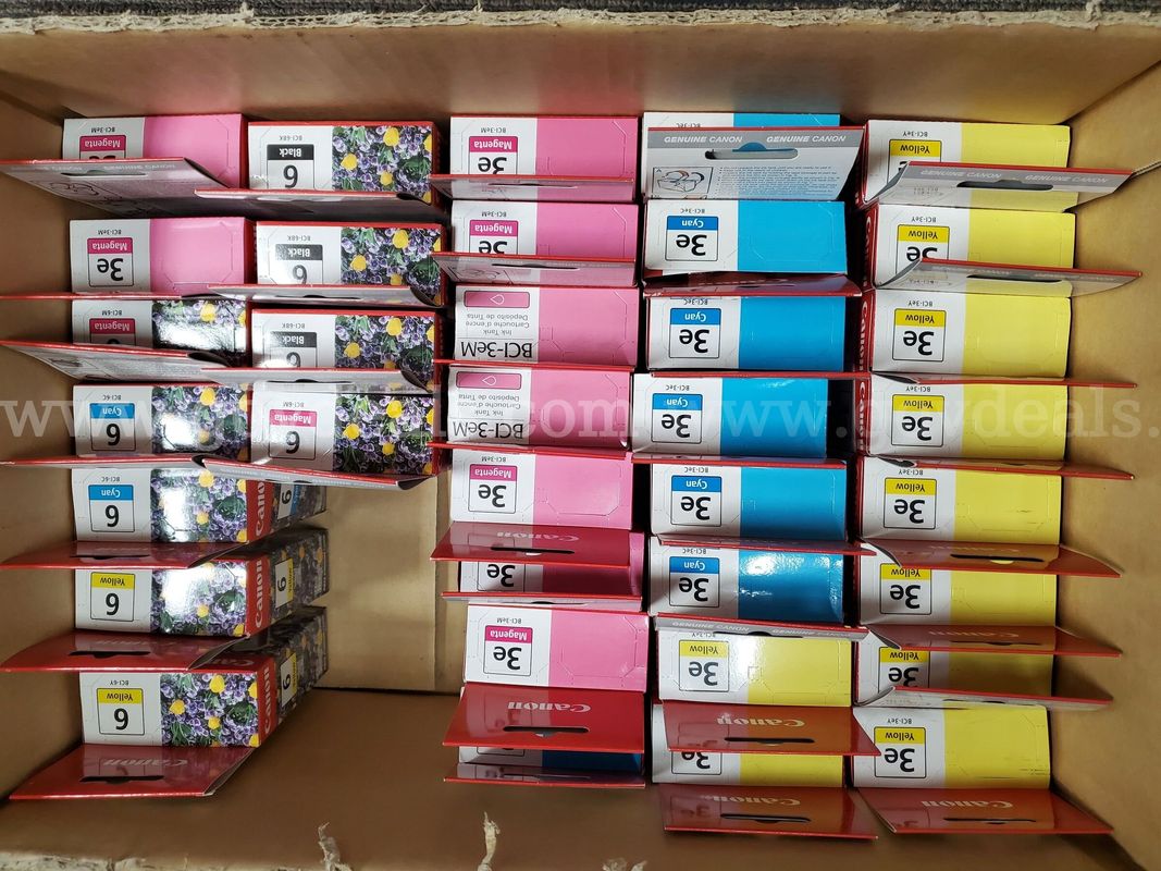 Cannon Printer Ink - Lot of 35 cartridges