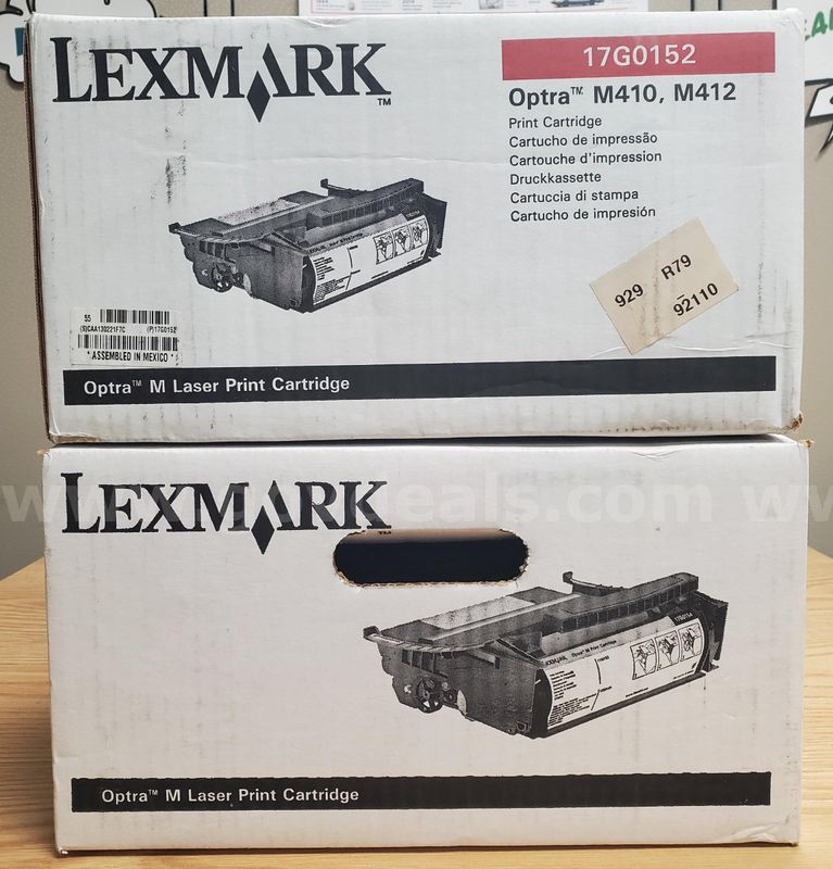 Lexmark Optra M Laser Print Cartridges - Lot of 2