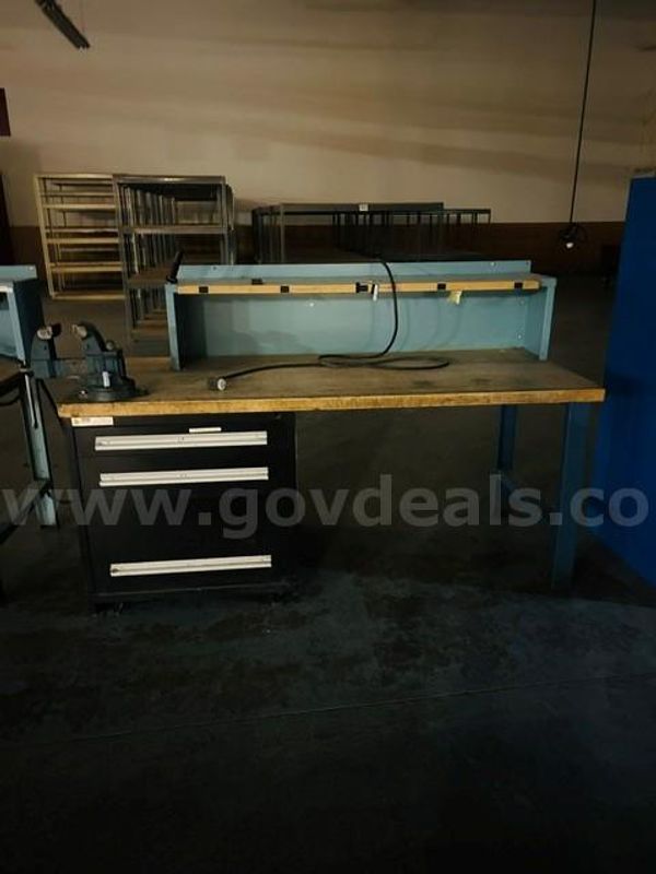 2 Workbenches with Vidmar as Drawers