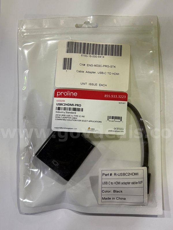 LOT of 3,387 HDMI to VGA Adapters and 16 USB to HDMI Adapters- NEW IN BOX