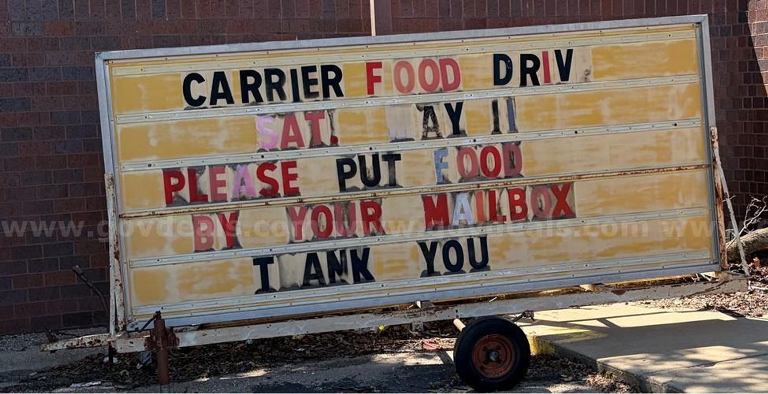 Sign/Advertising Sign on Wheels