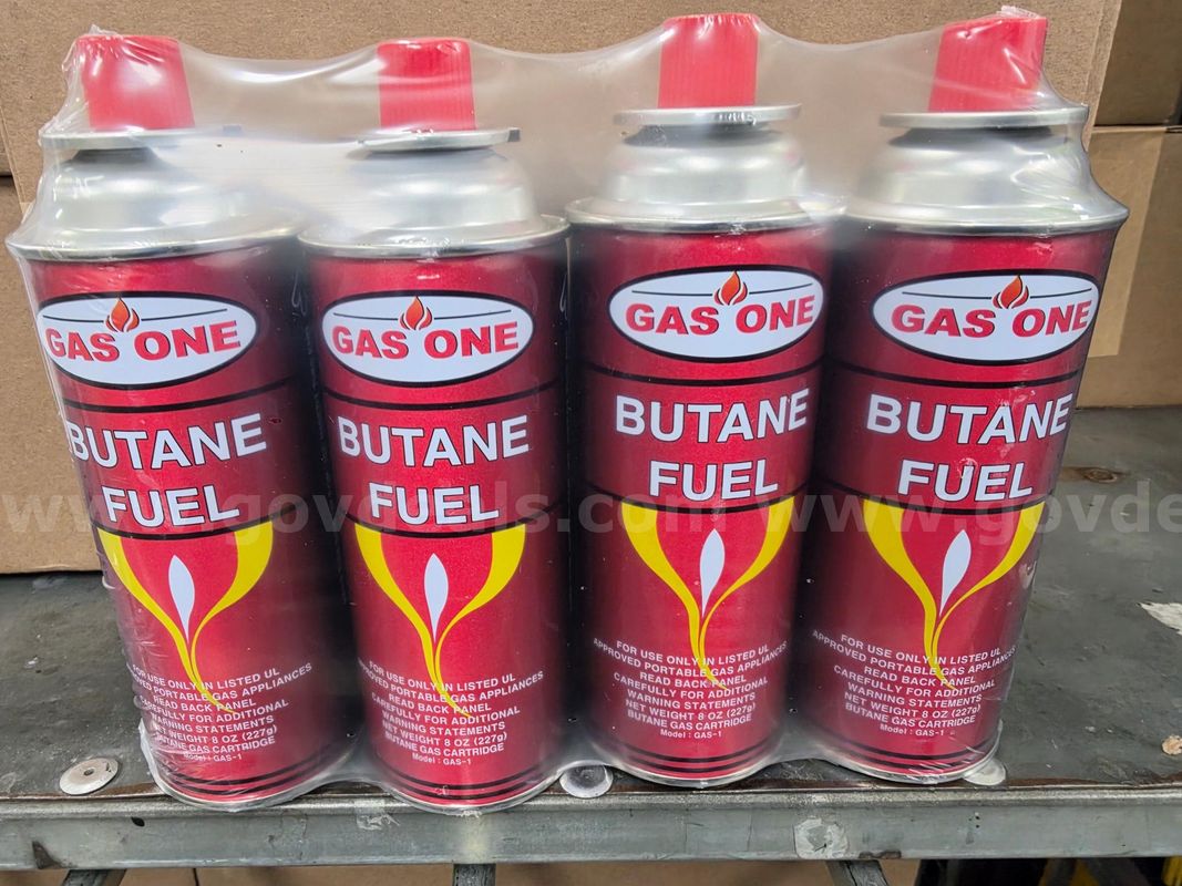 Butane Fuel, Lot of 80 cans