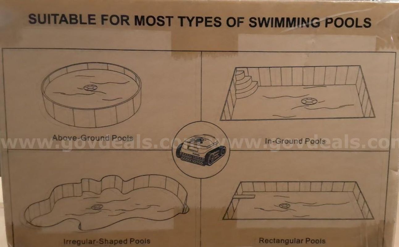 Lot of 3 Cordless Robotic Pool Cleaner - NEW IN BOX