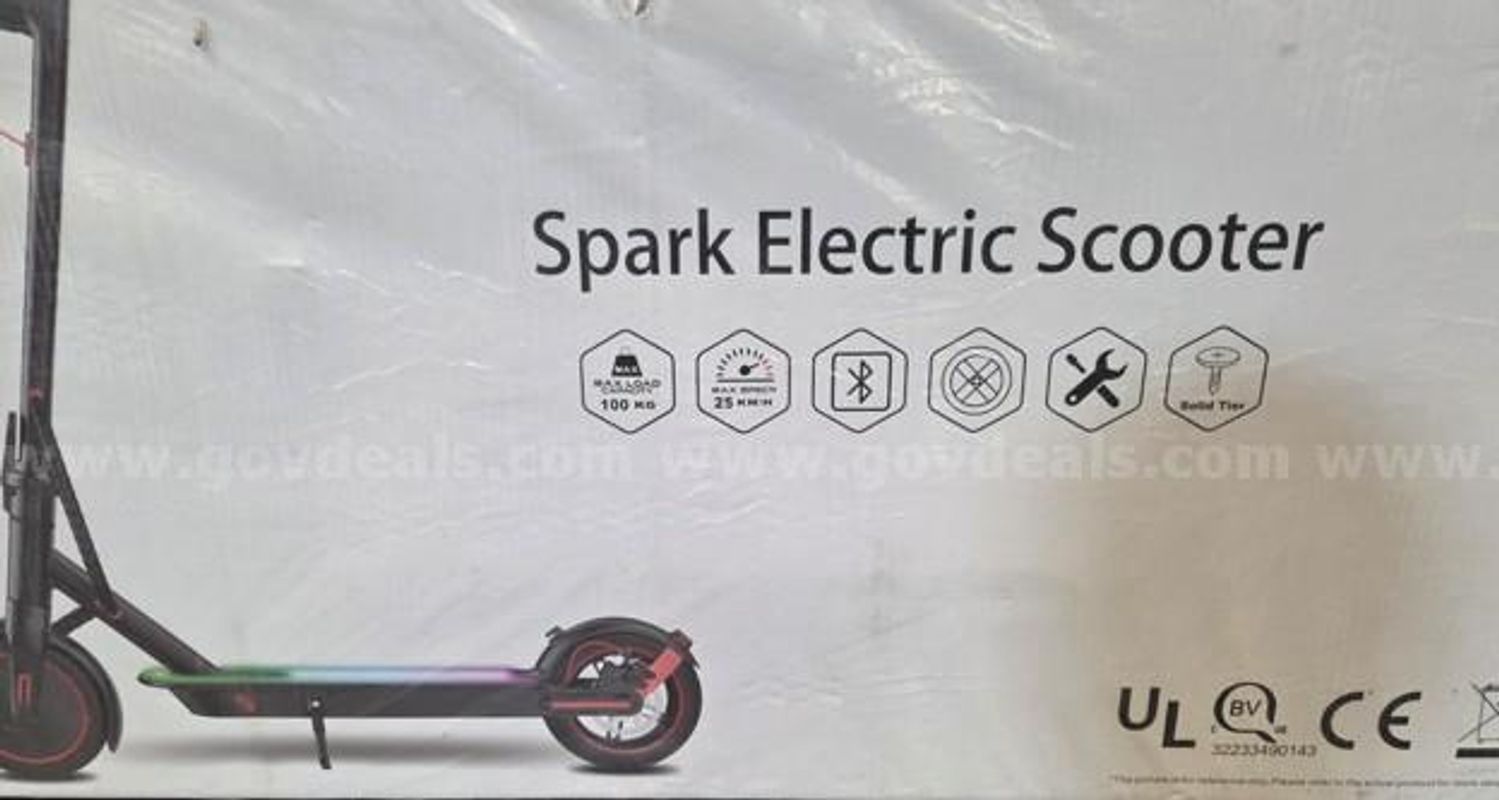 Lot of 3 Spark Electric Scooters - New in Box, Untested