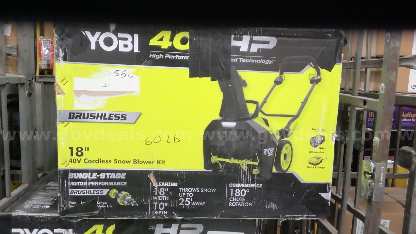 NEW IN BOX: RYOBI Snow Blower Kit, Lot of 2