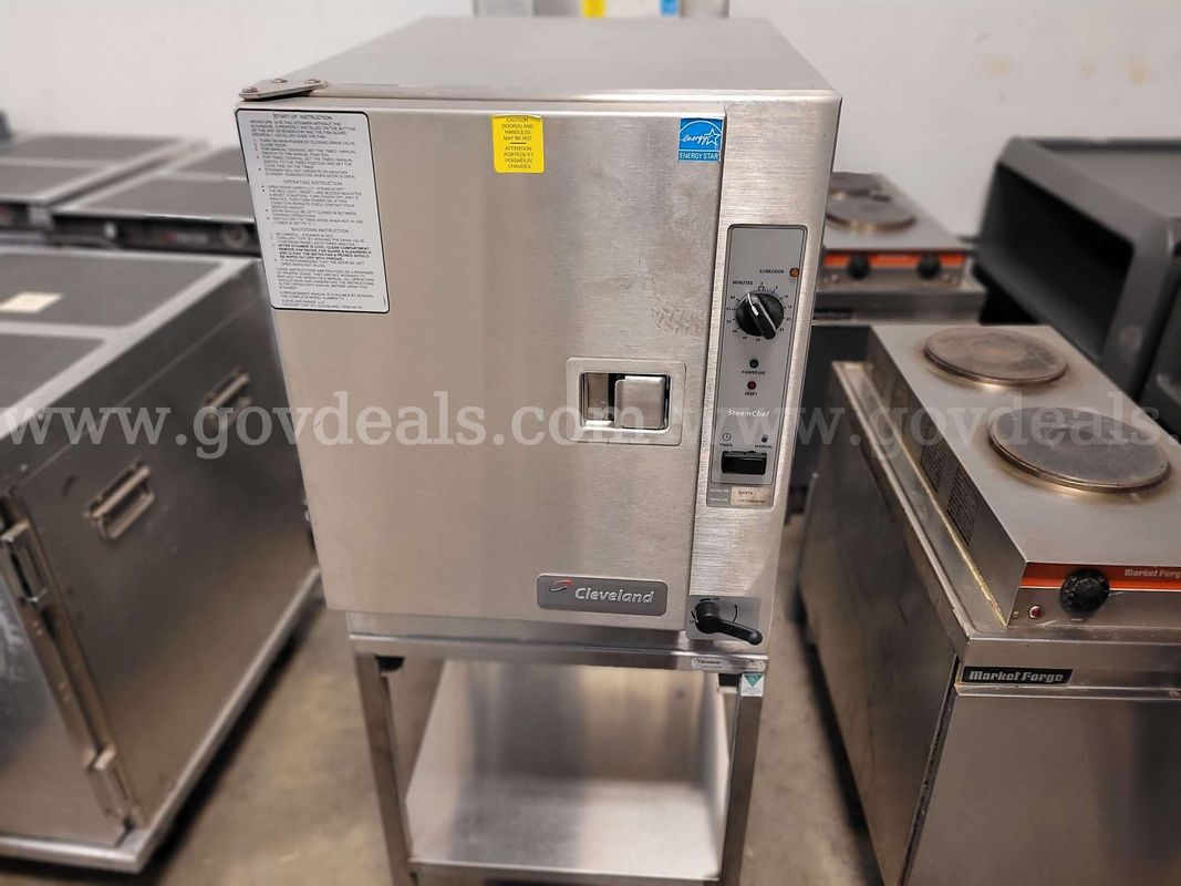 Cleveland SteamChef Commercial Countertop Steamer w/ Stand – Model 22CET6.1