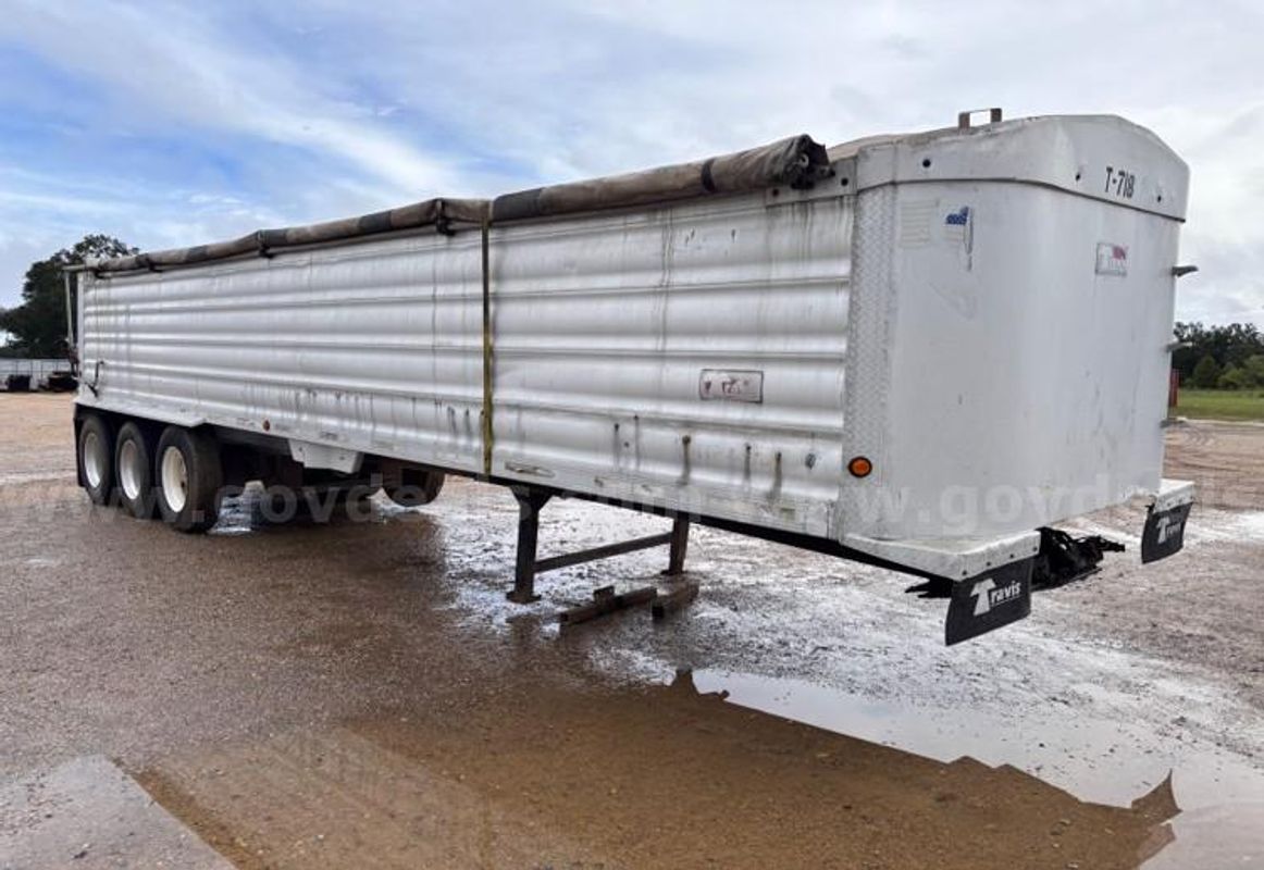 2011 TRAVIS 39FT TRI/AXLES END DUMP TRAILER