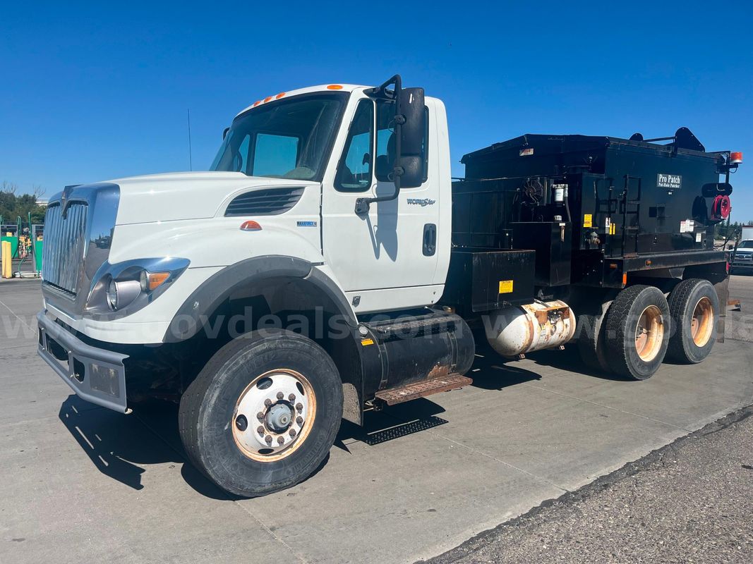 2011 International WorkStar 7600/ H.D. Industries Pro Patch Pothole Patcher **LOW MILES**