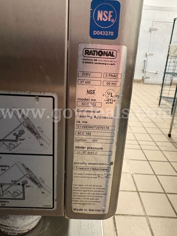 Rational Commercial Combi Oven, Electric