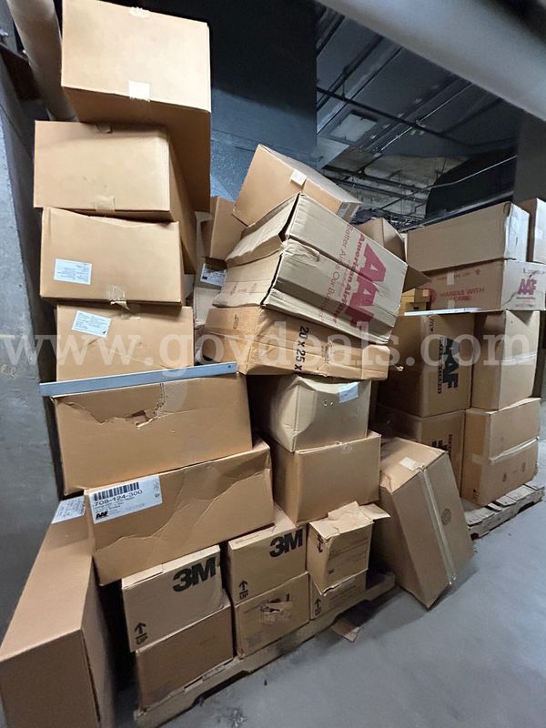LOT of Pallets of Furnace FILTERS NEW!!! + 3M 303 Dri-Strip