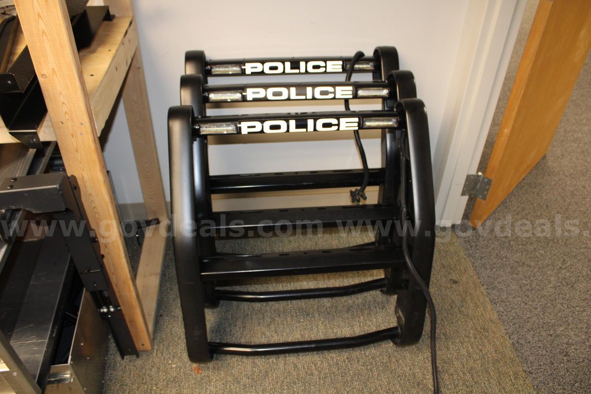 Three Federal Signal Ford Explorer Push Bumper