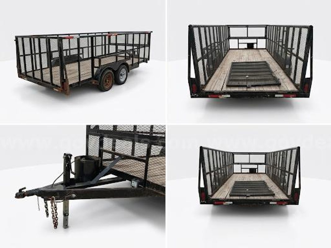 18FT. Tandem-Axle Utility Trailer