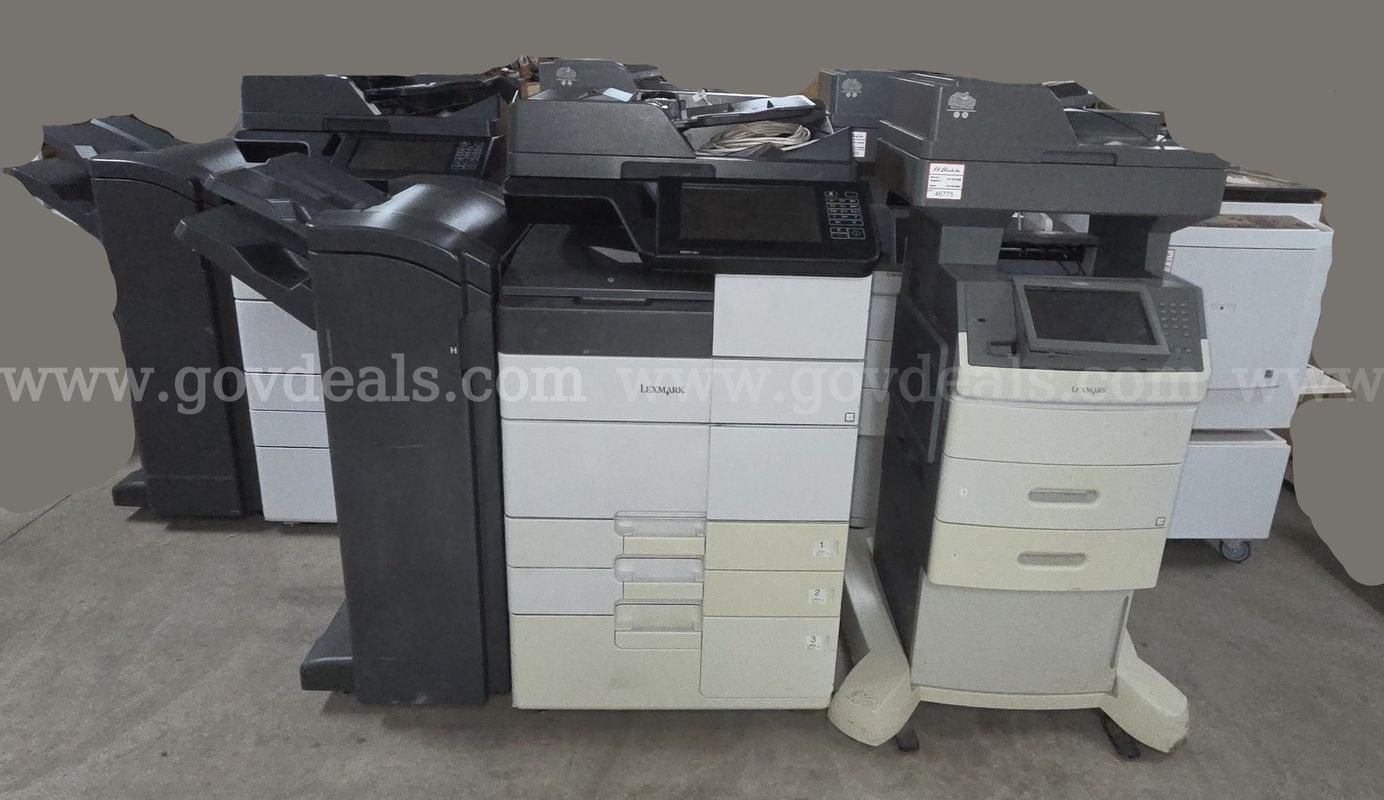 Printers, 1 lot of multiple office sized printers. Mixed models. Untested.