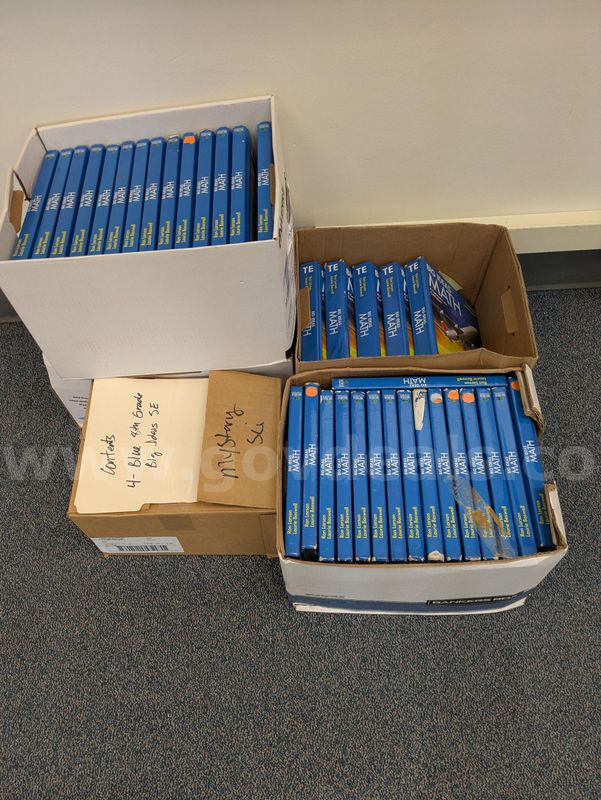 Lot of Big Ideas Math Textbooks-Blue