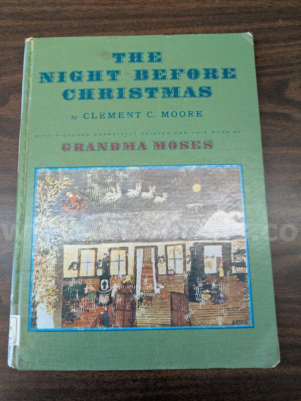 Vintage - The Night Before Christmas illustrated by Grandma Moses