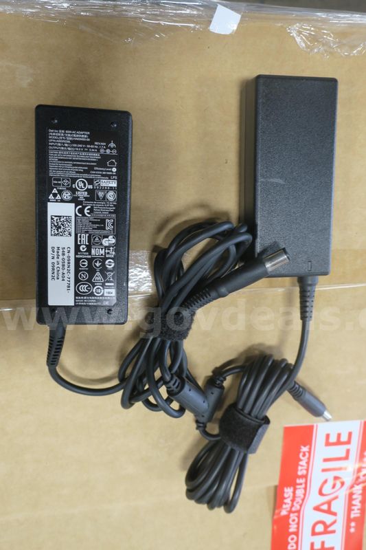 Lot Of (200) Dell Power Adapters Model: 65w 19.5 3.33a- Tested!