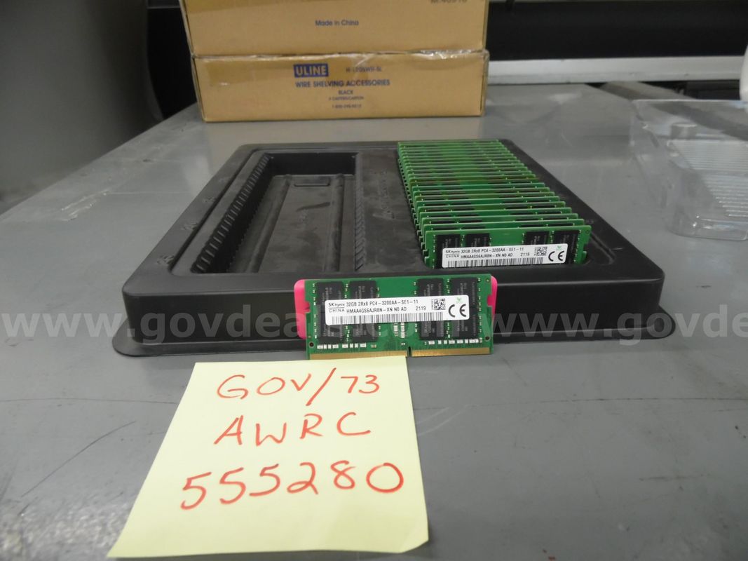 LOT OF (23) TESTED LAPTOP MEMORY 32 GB 2RX 8 PC4-3200AA