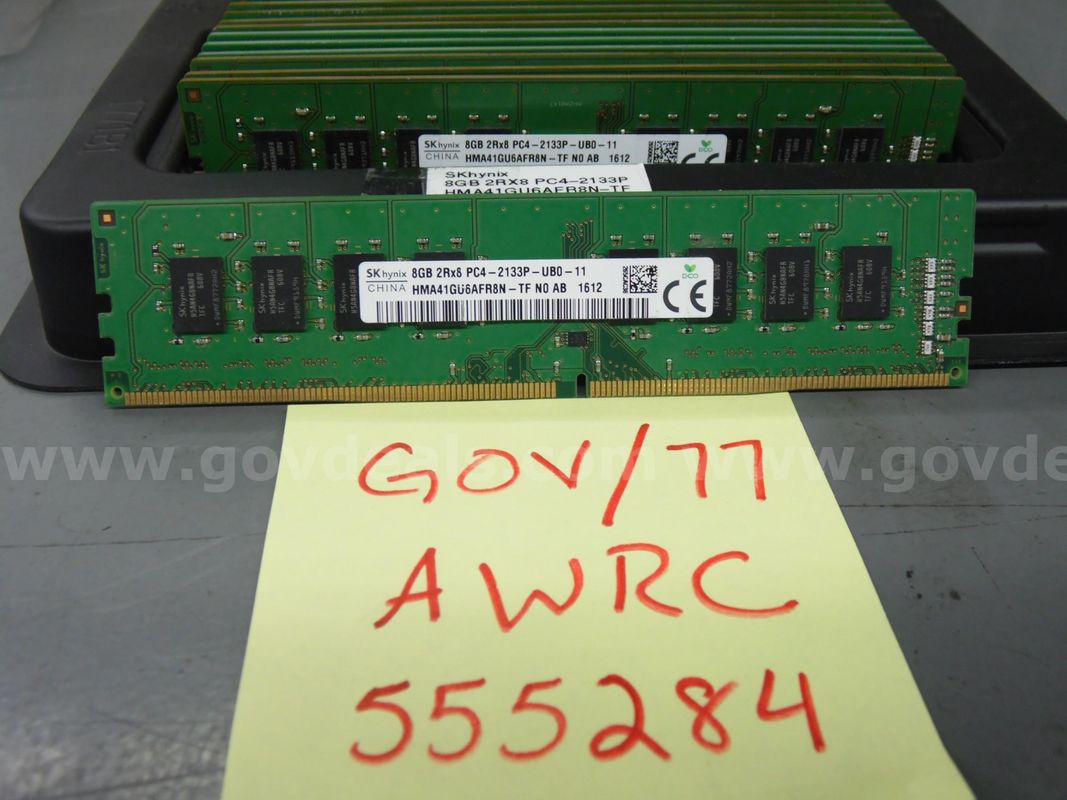 Lot Of (39) Tested Server Memory 8gb 2rx8 Pc4-2133p