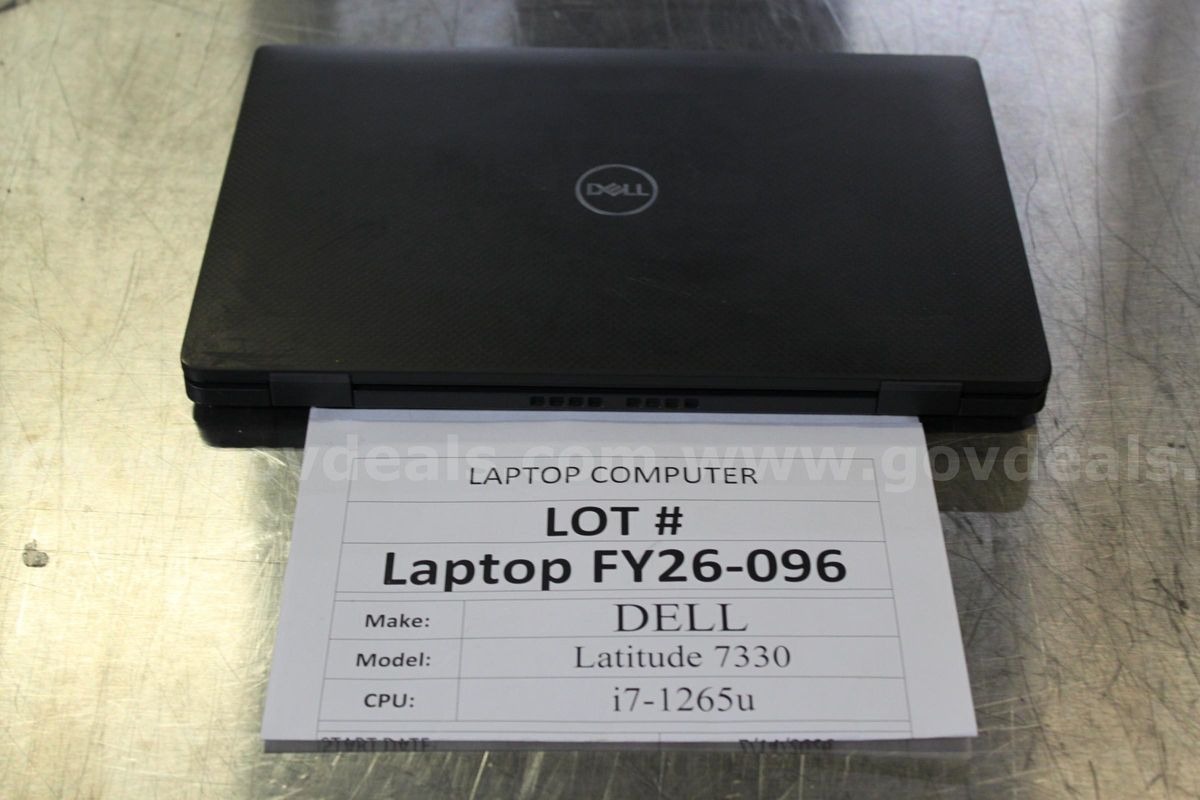 Lot of (350) Dell Latitude 7330 (i7-1265U processor) DDR4 16gb/8gb Laptops