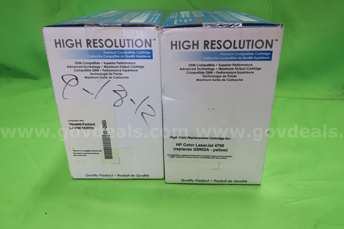 LOT OF (5) ASSORTED TONER CARTRIDGES-NEW IN BOX!