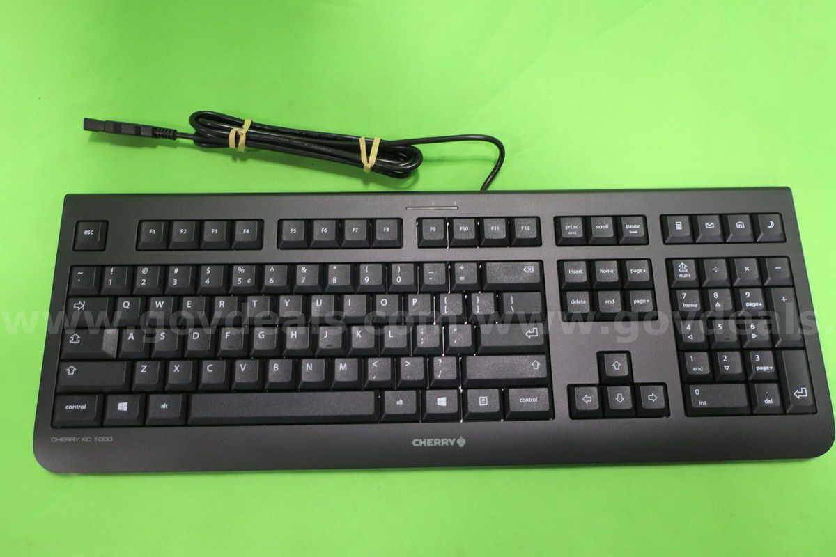 LOT OF (144) CHERRY WIRED KEYBOARDS-NEW IN BOX!