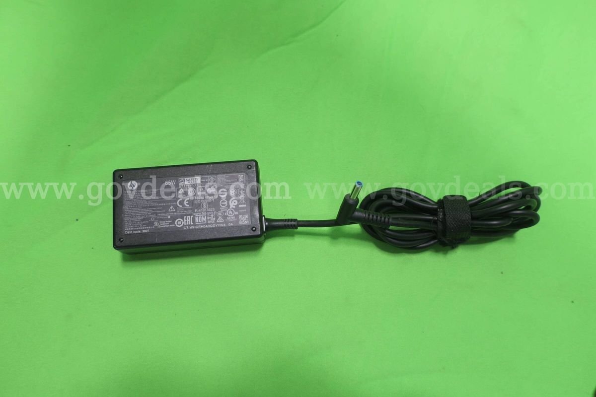LOT OF (400) HP POWER ADAPTERS MODEL: 65W N29 PLUG- TESTED!