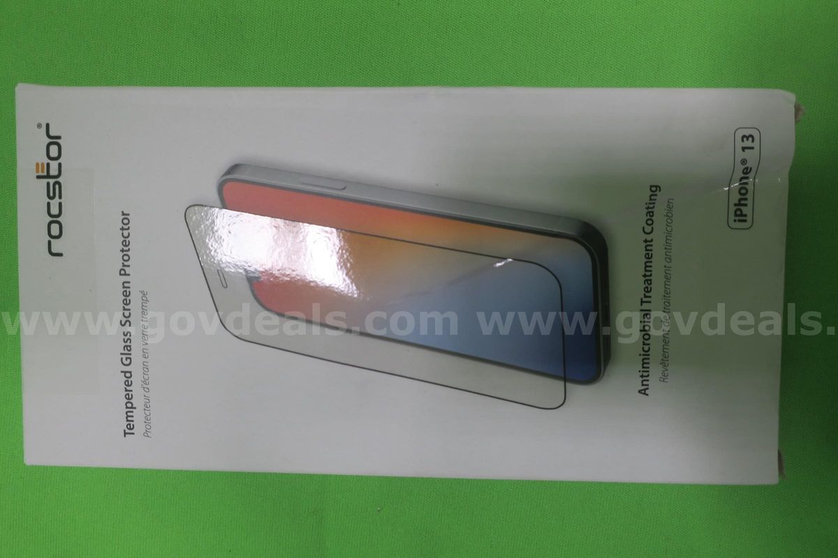 Lot Of (215) Rocstor Iphone Tempered Glass Screen Protectors- New In Box!