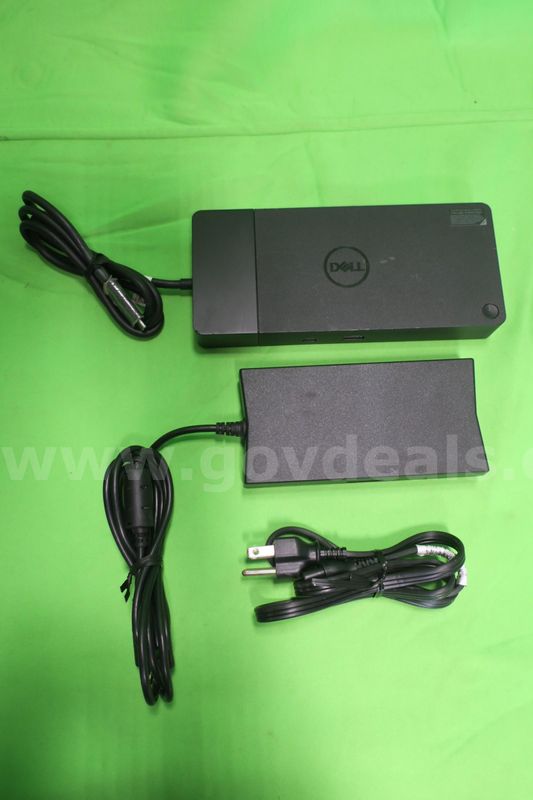 LOT OF (100) DELL DOCKING STATIONS W/ POWER ADAPTERS: DELL ADAPTER 130W MODEL: DELL WD195- TESTED!