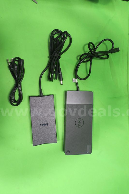 LOT OF (100) DELL DOCKING STATIONS W/ POWER ADAPTERS: ADAPTER 130W N24 19.5V MODEL: WD K20A001- TESTED!