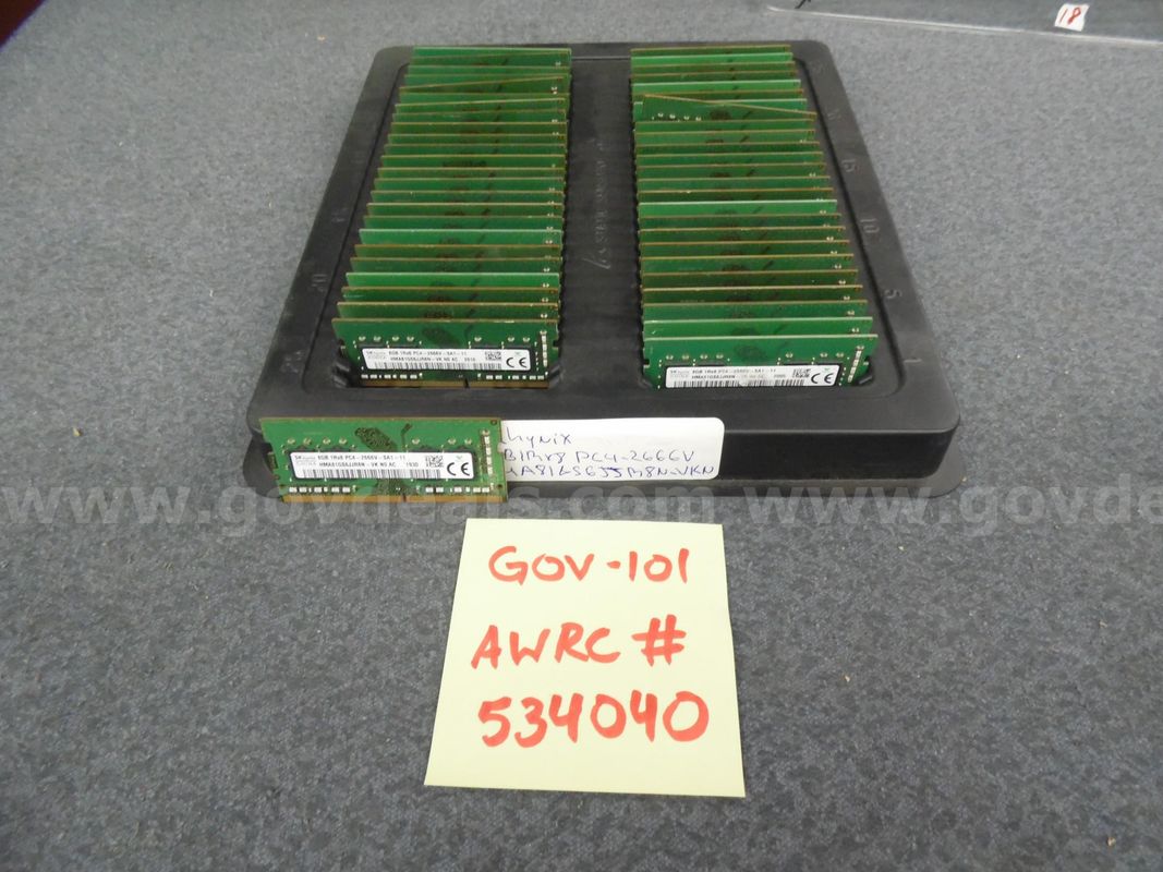 Laptop Memory: (50) 8 Gb 1rx8 Pc4 2666v