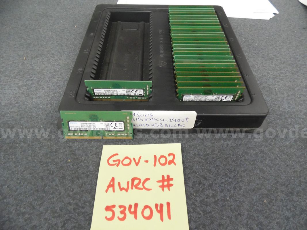 Laptop Memory: (27) 8 Gb 1rx8 Pc4 2400t