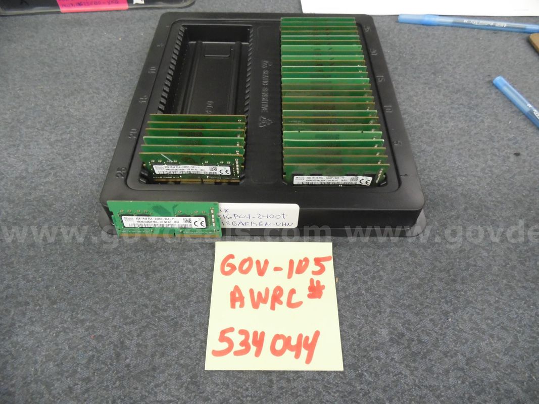 Laptop Memory: (32) 4 Gb 1rx16 Pc4 2400t