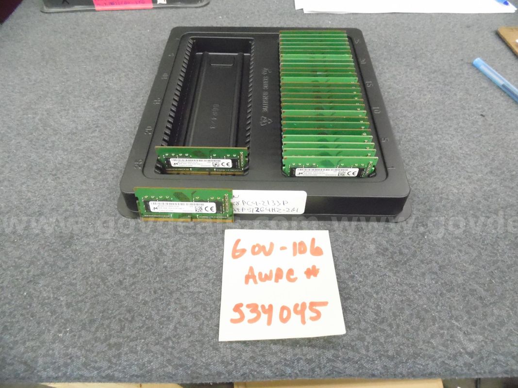 Laptop Memory: (27) 4 Gb 1rx8 Pc4 2133p