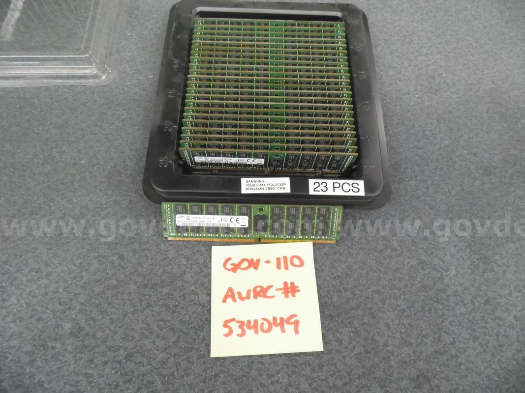 SERVER MEMORY: (23) 32 GB 2RX4 PC4 2133P
