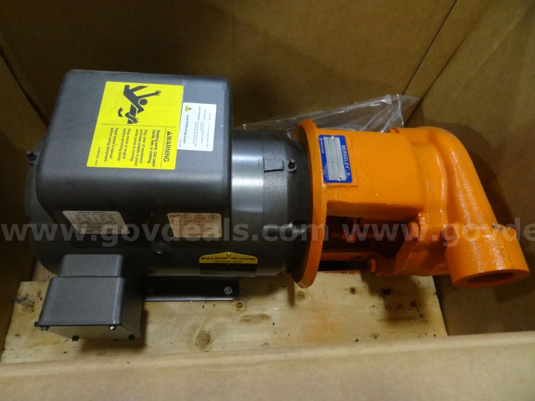 Pentair-Berkeley Closed Couple Motor Driven Centrifugal pump