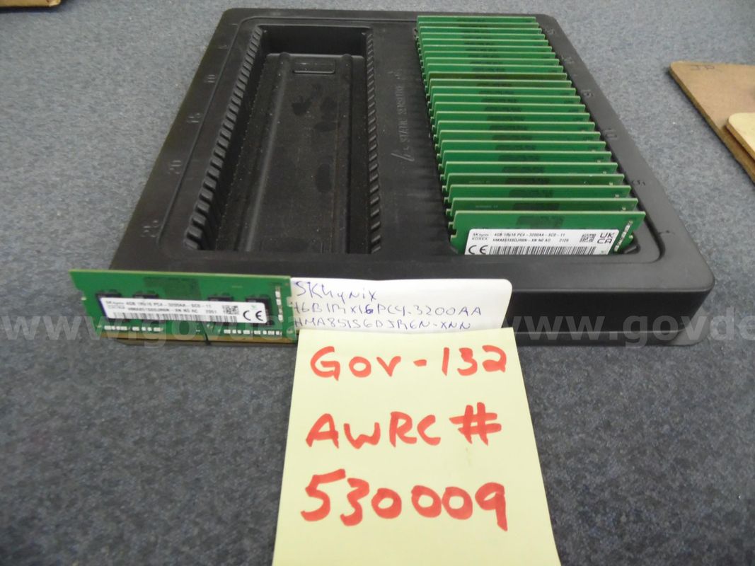 Laptop Memory: (125) 4 Gb 1rx16 Pc4 3200aa
