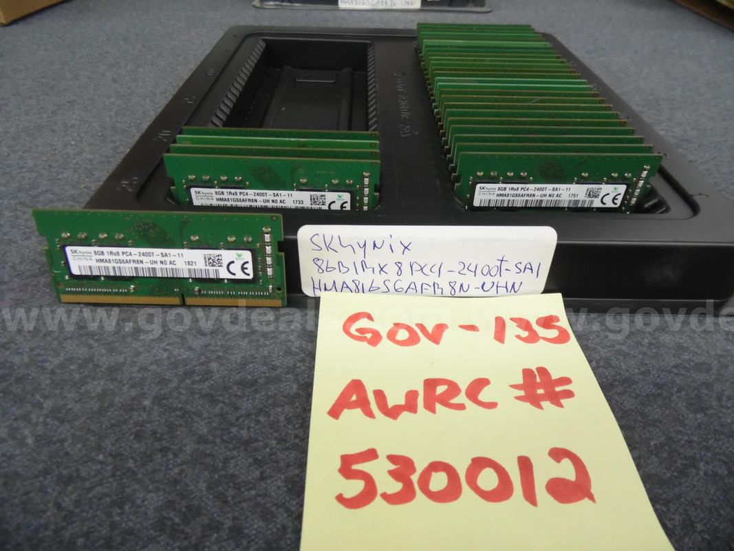 Laptop Memory: (79) 8 Gb 1rx8 Pc4 2400t)
