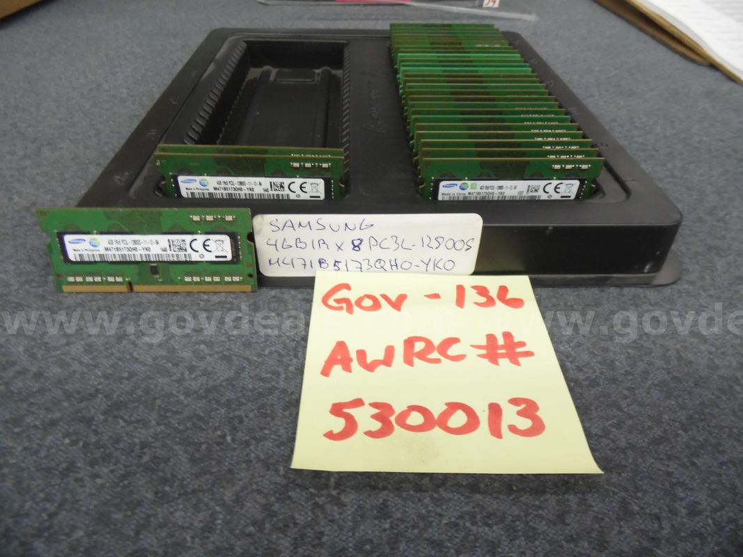 Laptop Memory: (78) 4gb 1rx8 12800s Pc3l
