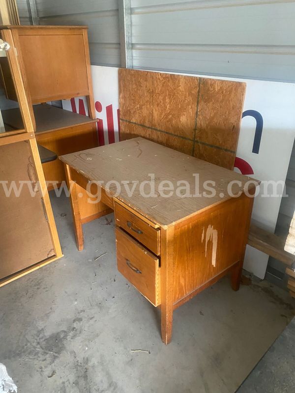3 Oak Desks